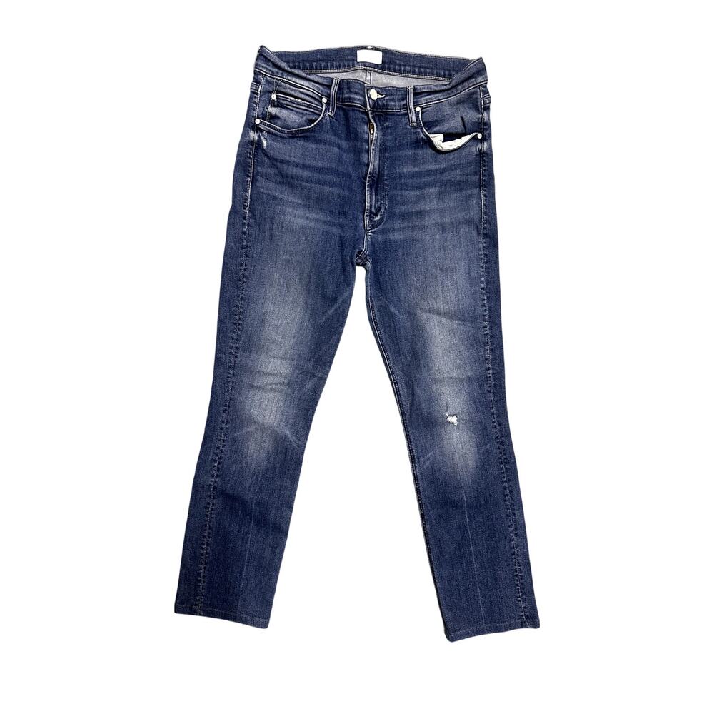 MOTHER Blue Skinny Jeans